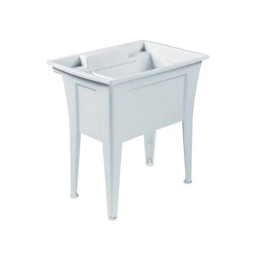 RUGGED TUB 32x22 Granite Utility/Laundry Sink Tub (G32G-1) – NEW – Minor Corner Damage