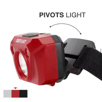 Defiant 250 Lumen Headlamp 3 Pack New 91670