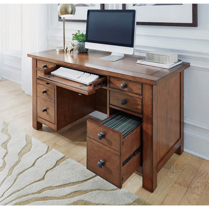 Homestyles pedestal desk read description