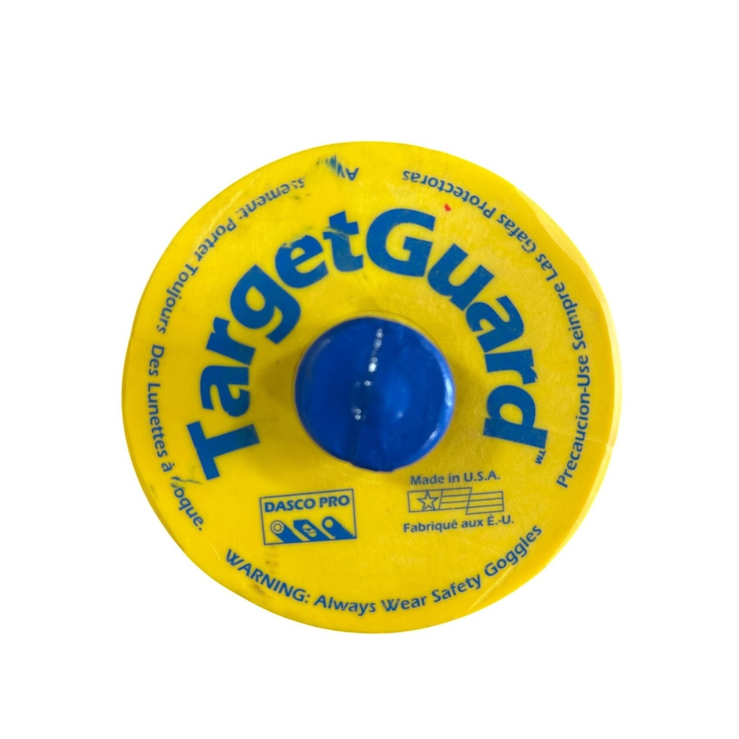 Dasco Pro TargetGuard 4”Mason Chisel Yellow/Blue Steel & Rubber