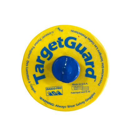 Dasco Pro TargetGuard 4”Mason Chisel Yellow/Blue Steel & Rubber