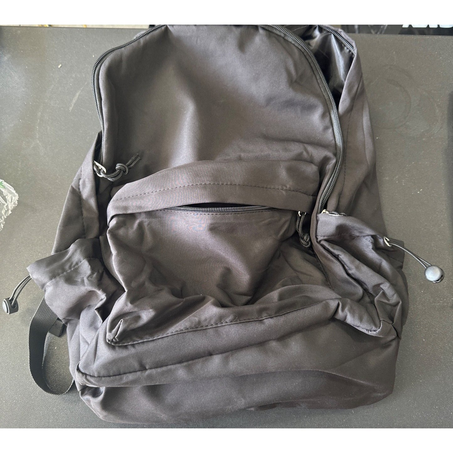 Black Waterproof Nylon Lightweight School Backpack For Boys & Girls