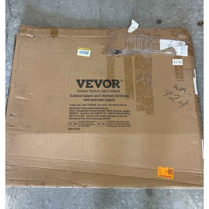 Vevor Black Iron Fireplace Screen With Mesh Spark Guard Door