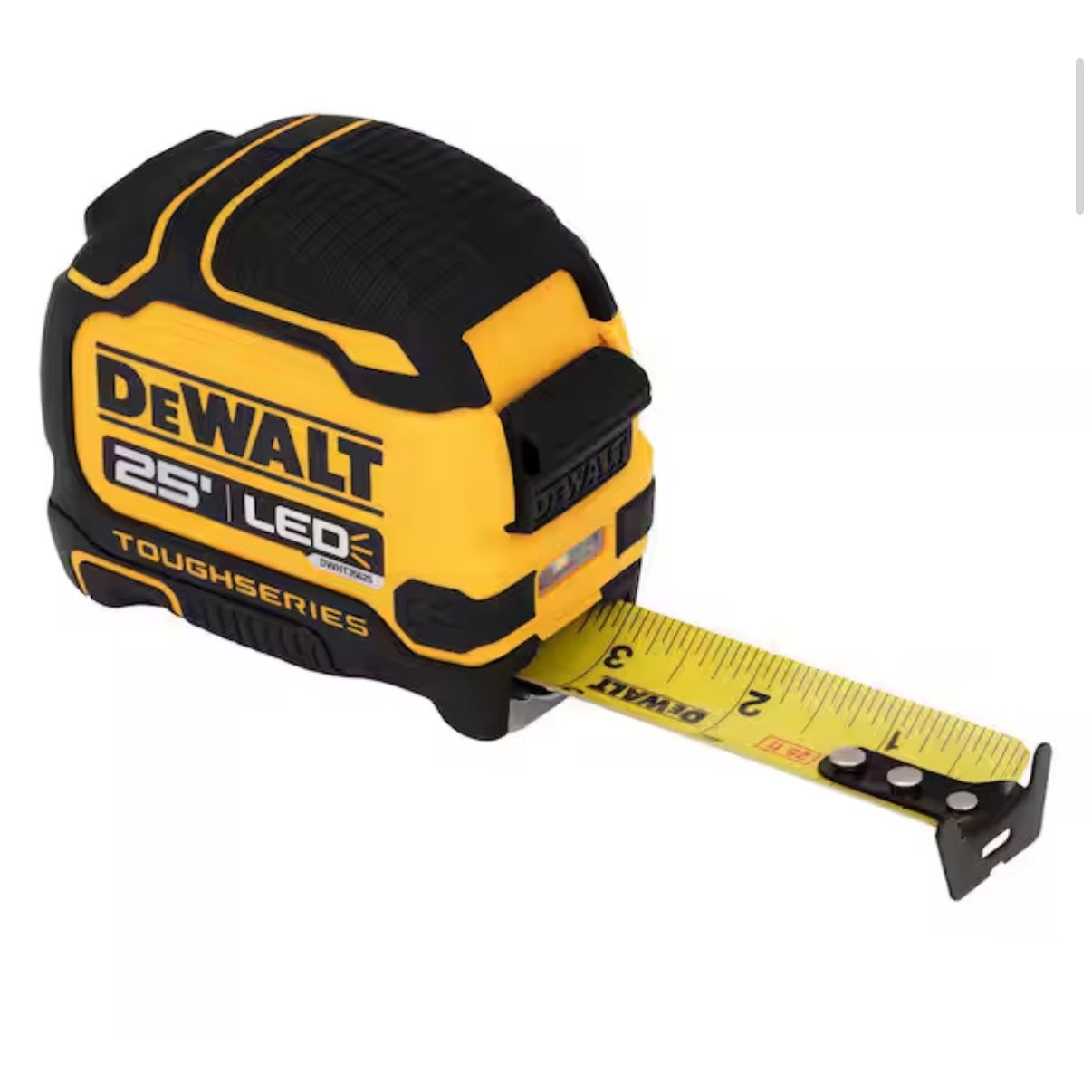 DEWALT 25 ft LED Tape Measure Open Box No Charger