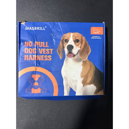 Masbrill LED Light Up Dog Harness With Rechargeable Glowing Vest No Pull Design
