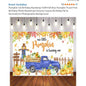 Pumpkin 1st Birthday Backdrop With Truck 7x5ft Autumn Theme