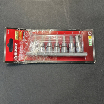 Husky 3/8 In. Drive Metric Hex Bit 7-Piece Socket Set Durable