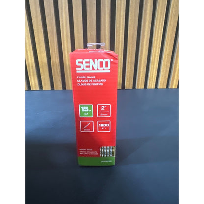 Senco 15-Gauge Finish Nails 2" Bright Basic 1000 Qty Box