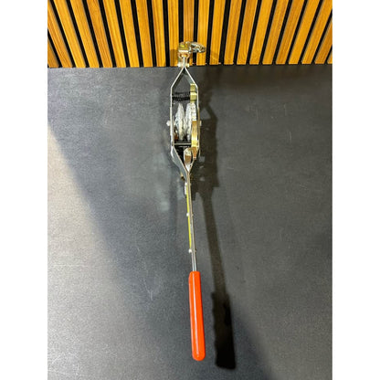 1,500 lb. 3/4-Ton Capacity 10:1 Leverage Rope Puller Come Along Tool