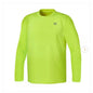 Mission Hi-Vis Yellow Cooling Long Sleeve Lightweight Shirt L