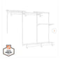 Everbilt 4 ft to 6 ft Regular Duty Closet Organizer Kit New Adjustable Closet System
