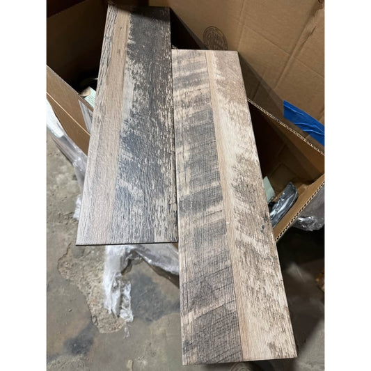 Marazzi
Montagna Wood Weathered Gray 6 in. x 24 in. Porcelain Floor and Wall Tile (14.53 sqft