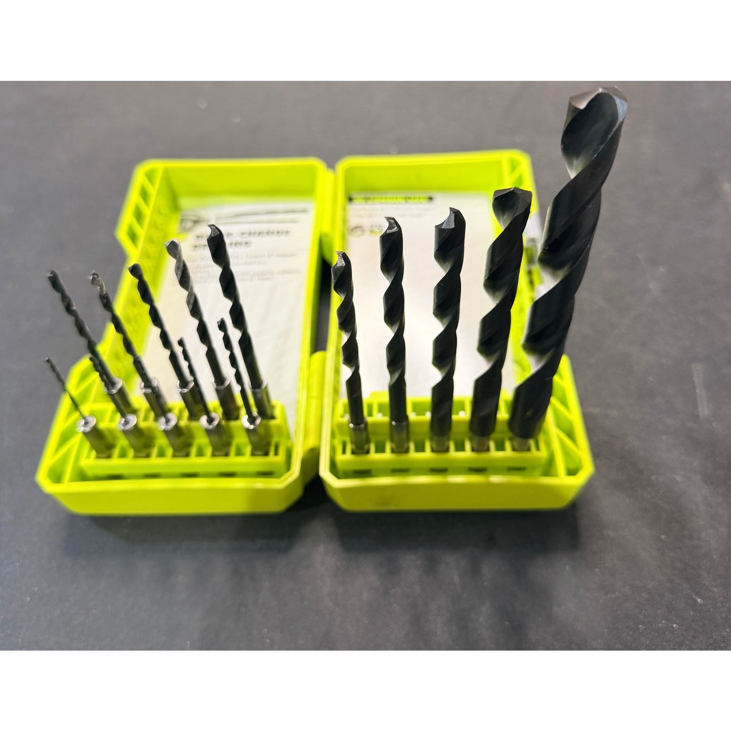 RYOBI 15 Piece Hex Shank Drill Bit Set Used Good