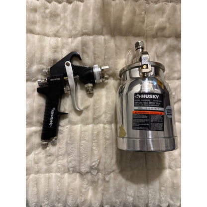 Husky Siphon Feed Spray Gun 1000cc Stainless Needles Trigger