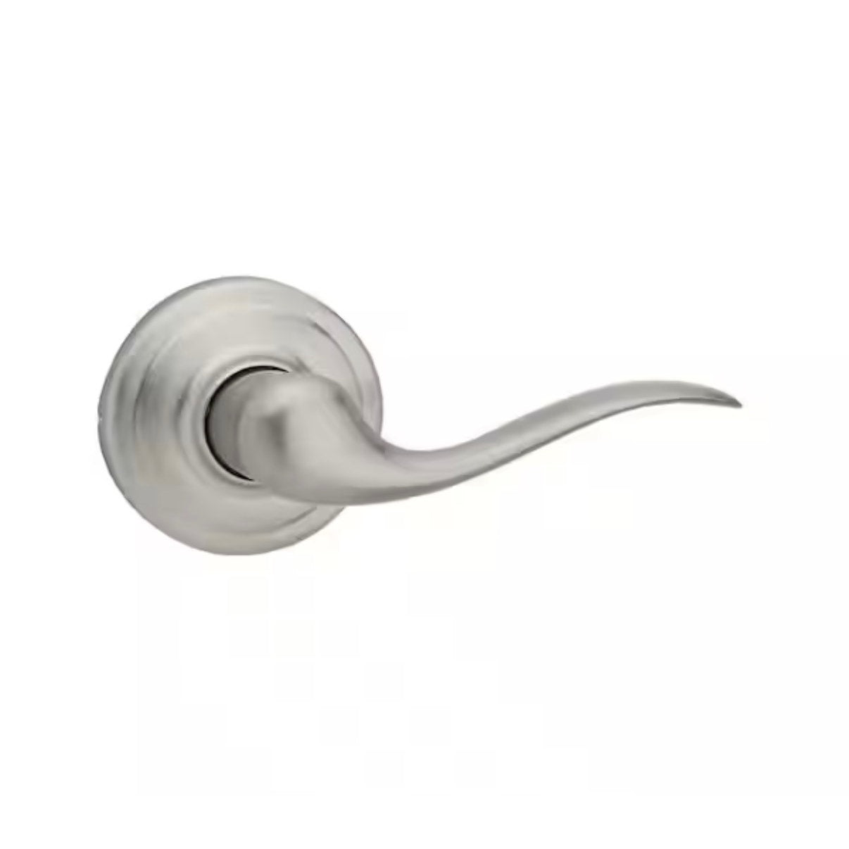 Kwikset Tustin Hall Closet Door Handle Satin Nickel