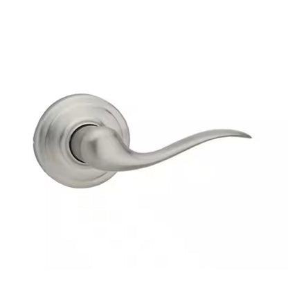 Kwikset Tustin Hall Closet Door Handle Satin Nickel