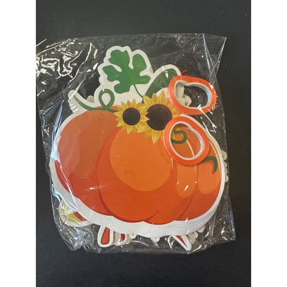 Thanksgiving Garland Decorations Turkey Pumpkin Fall Holiday Decor