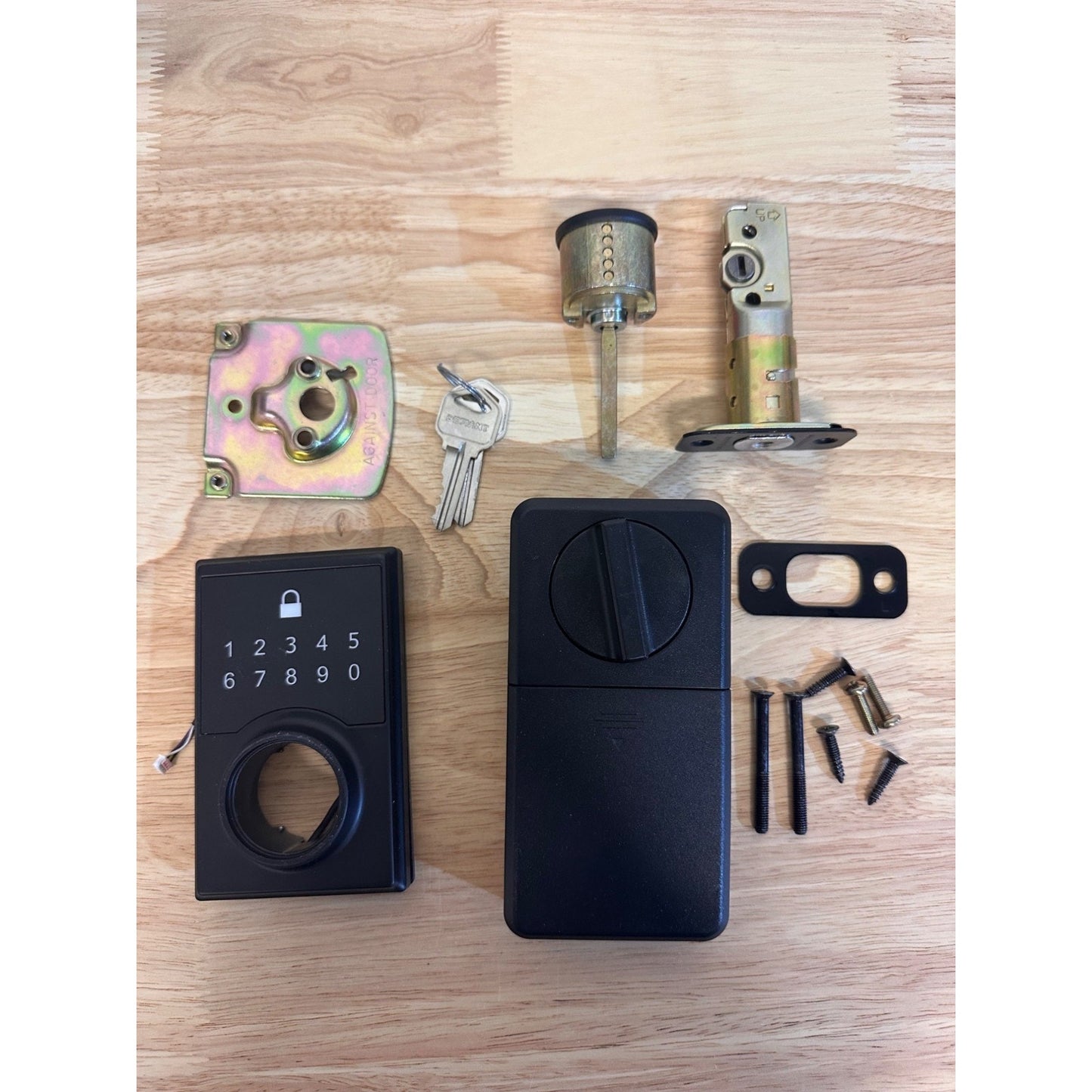 Defiant Matte Black Touchpad Deadbolt Keyless Entry 10 User Codes