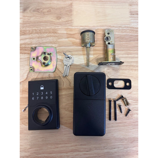 Defiant Matte Black Touchpad Deadbolt Keyless Entry 10 User Codes