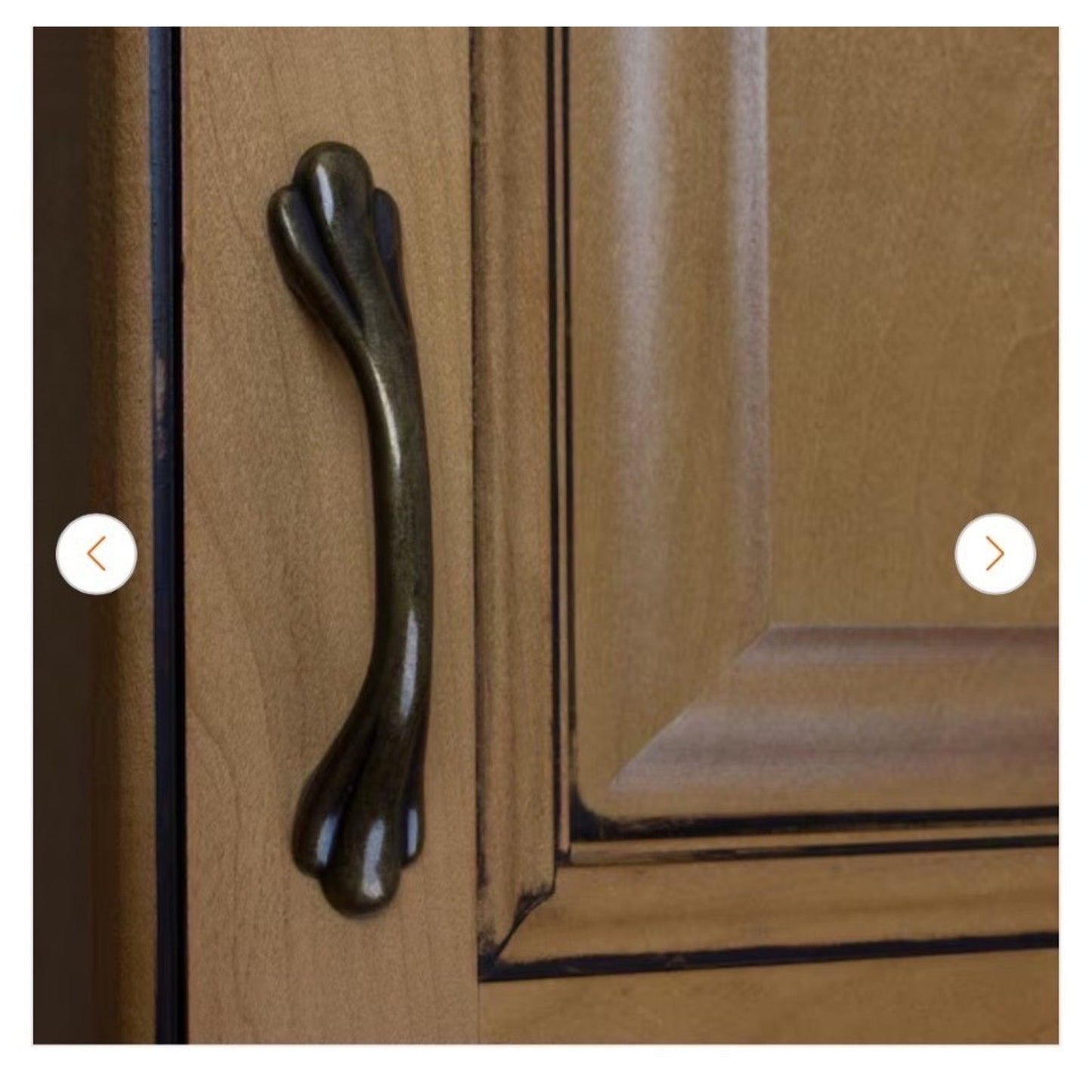 3-In Center-To-Center Antique Brass Paw Cabinet Pull Set (10-Pack)