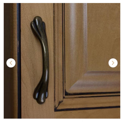 3-In Center-To-Center Antique Brass Paw Cabinet Pull Set (10-Pack)