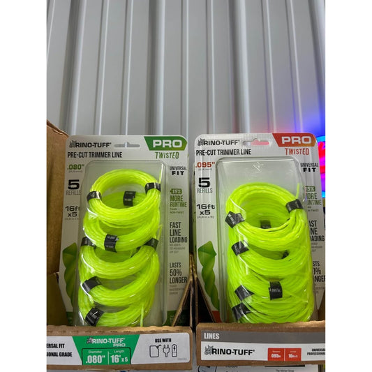Rino Tuff Pre-Cut Trimmer Weedeater Line