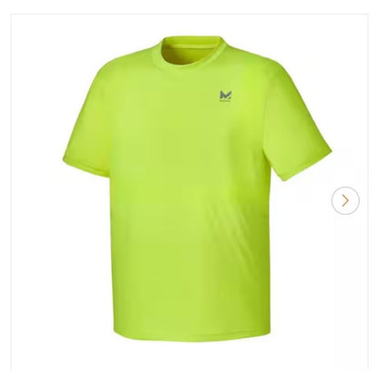 Mission Hi-Vis Yellow Cooling Performance Shirt Medium Unisex UPF 50+