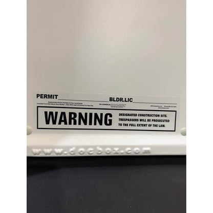 DOC-BOX 25 in. x 36 in. x 6.5 in. Outdoor/Indoor Commercial Posting Permit Box Unit