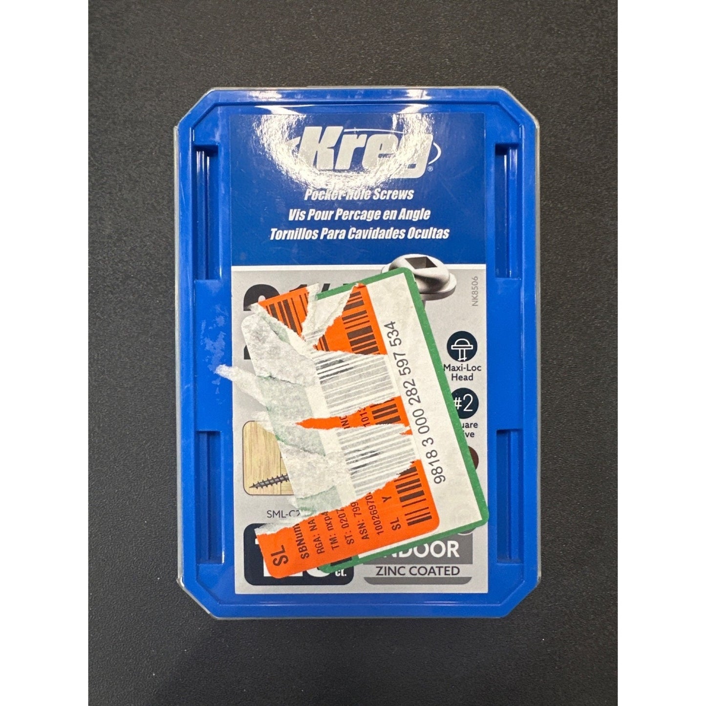 Kreg 8 2-1/2 In Coarse Pocket-Hole Screws Indoor Zinc