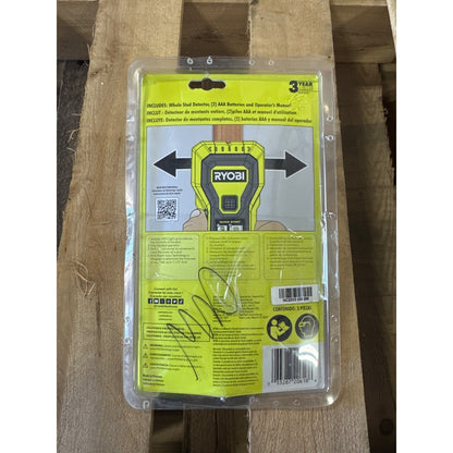 Ryobi Whole Stud Detector With Batteries Auto Depth Scan Durable