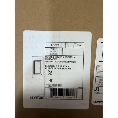 Leviton NEMA 1 20-Space Indoor Load Center Cover and Door Flush/Surface Mount LDC20