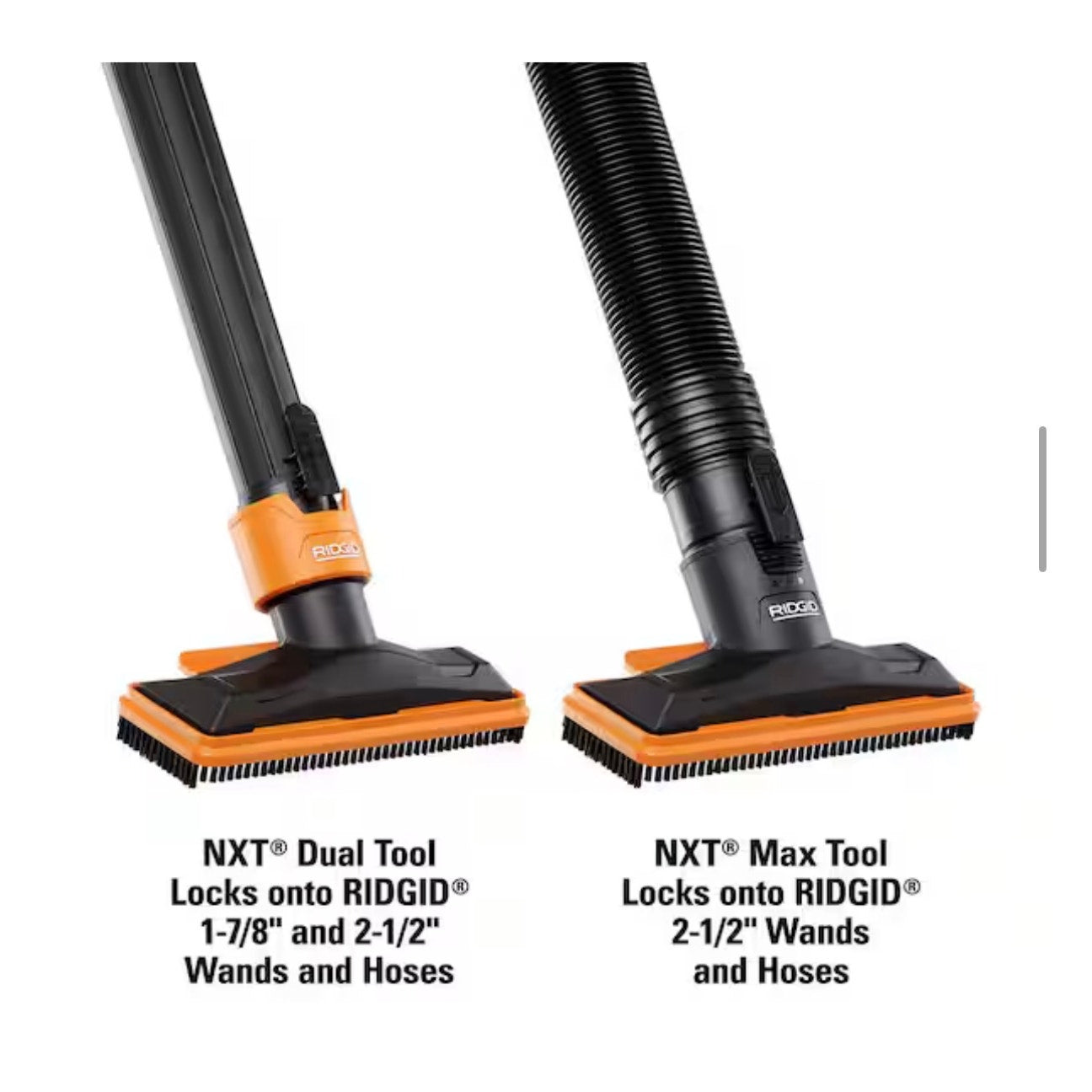 RIDGID NXT Utility Nozzle Shoe Kit Missing Soft Rubber Shoe