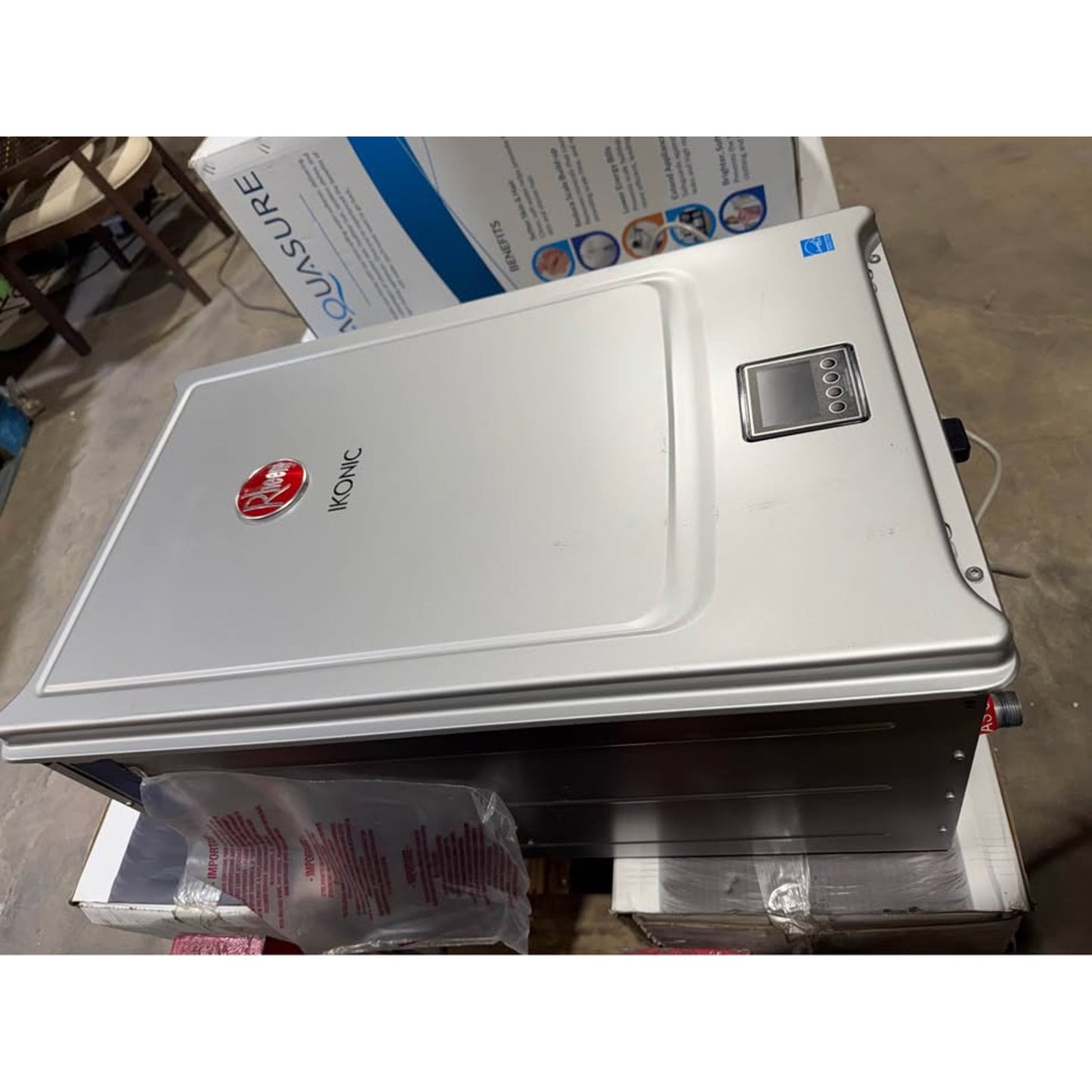 Rheem IKONIC 11.2 GPM Smart Tankless Water Heater w Recirc (Natural Gas) NEW/OPEN BOX