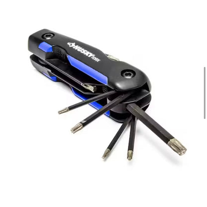 Husky Folding Torx Hex Key Set 8 Piece Used Excellent