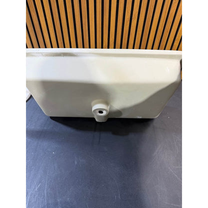 Cadeninc 27.56” x 15.75” Undermount Bathroom Sink White Ceramic (LQHE-6516) NEW