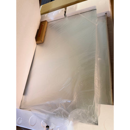 Apmir 20 x 28 Brushed Gold Bathroom Vanity Mirror Wall Mirror New