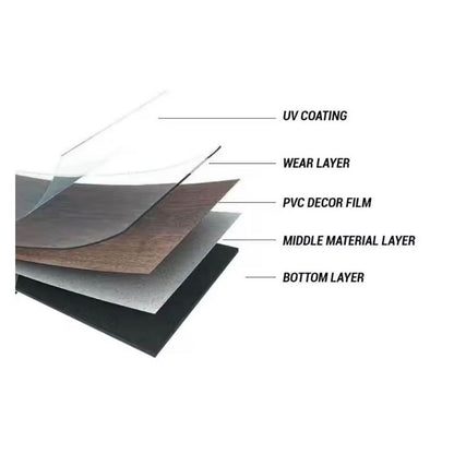 Seasoned Cherry 12 MIL x 6 in. x 48 in. Glue Down Waterproof Luxury Vinyl Plank Flooring