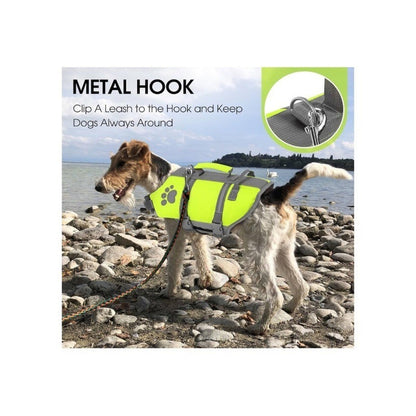 Queenmore Small Dog Life Jacket With Reflective Strips & Handle