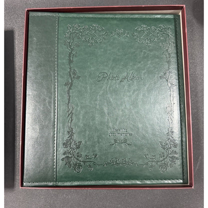 Vintage Leather 4x6 Photo Album 600 Pockets Family Wedding Dark Green