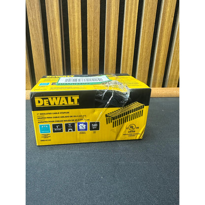 DEWALT 1 in Insulated Electrical Staples 540 Count Open Box