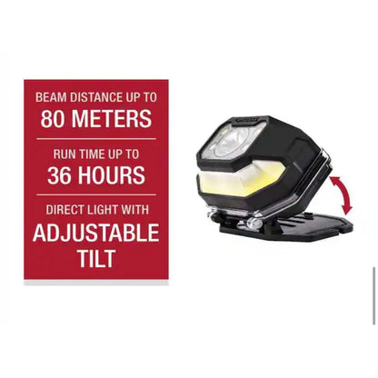 Husky 850 Lumen Rechargeable Headlamp Open Box New