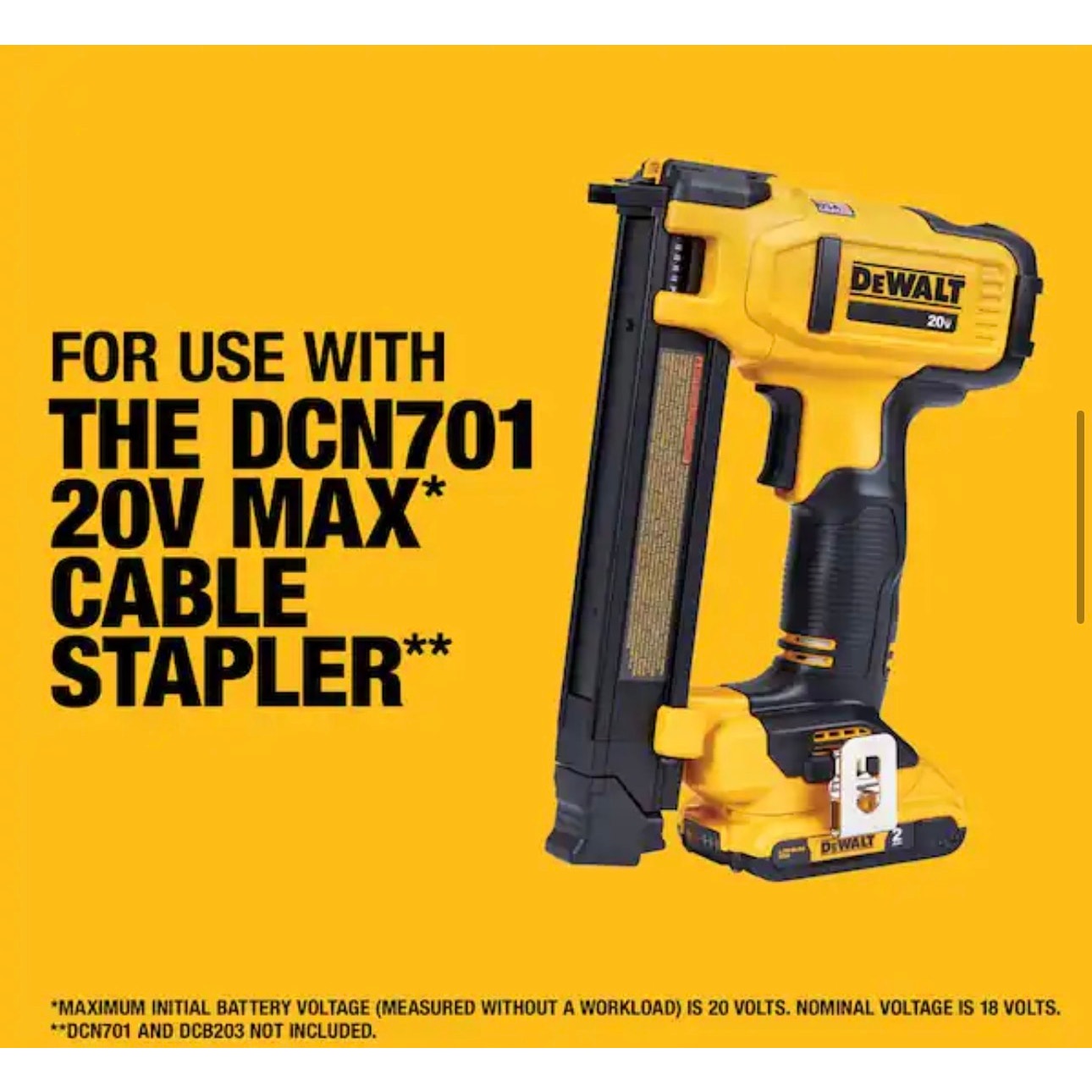 DEWALT 1 in Insulated Electrical Staples 540 Count Open Box
