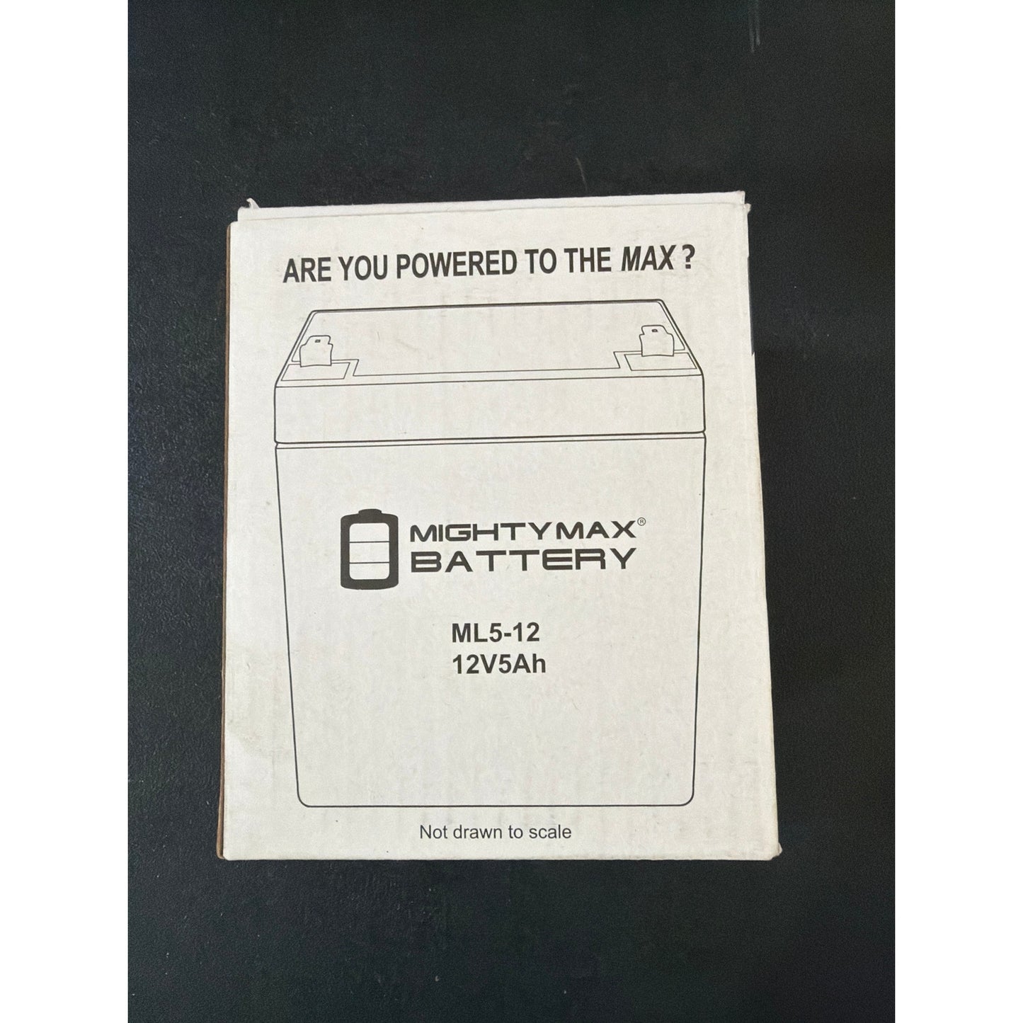 Mighty Max Battery model ml5-12  12 volt 5 amp hr