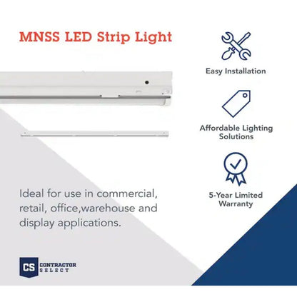 Lithonia Lighting 8 ft LED Strip Light 96 in Adjustable Lumen Shop Light New