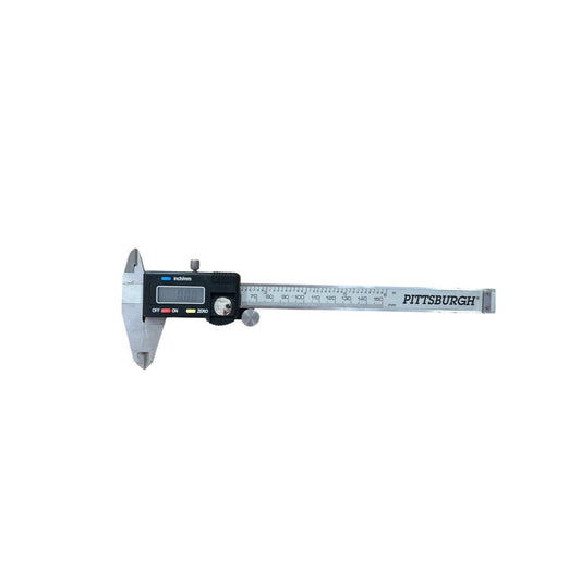 Pittsburgh Digital Caliper 6" Stainless Steel Inch/MM Durable Tool