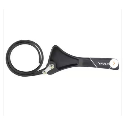 Husky 8 In Strap Wrench With 28 In Rubber Strap Heavy-Duty Adjustable Grip