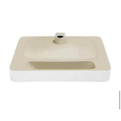 Swiss Madison Carre Rectangular Vessel Sink White (SM-VS202) – NEW