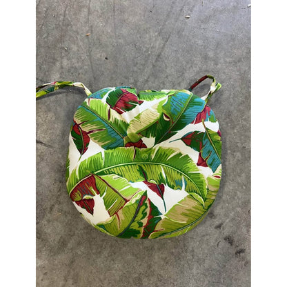 Greendale Home Fashions
Palm Leaves Multicolored 15 in. Round Outdoor Seat Cushion set of 4