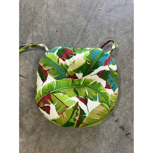 Greendale Home Fashions
Palm Leaves Multicolored 15 in. Round Outdoor Seat Cushion set of 4