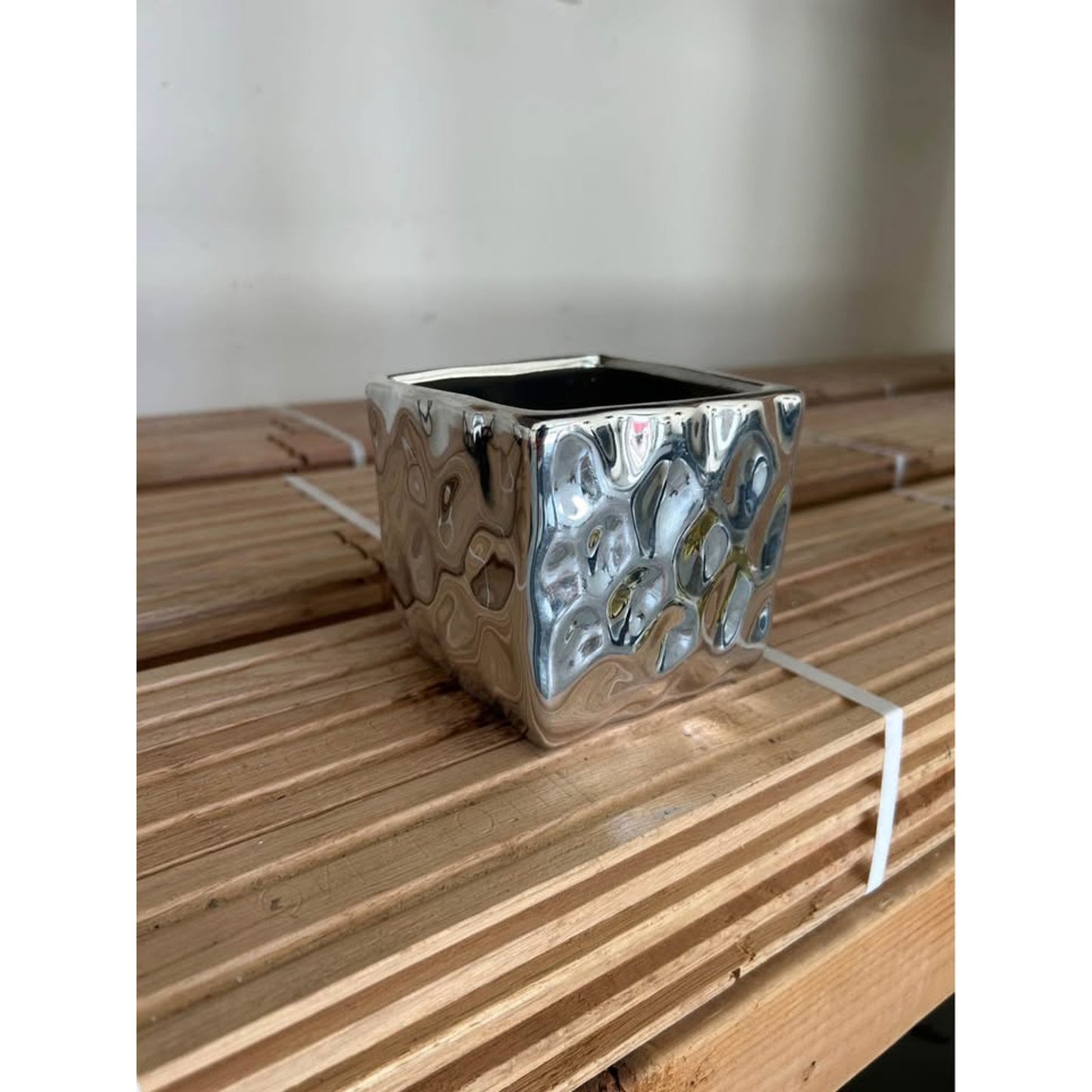 Silver decor container
